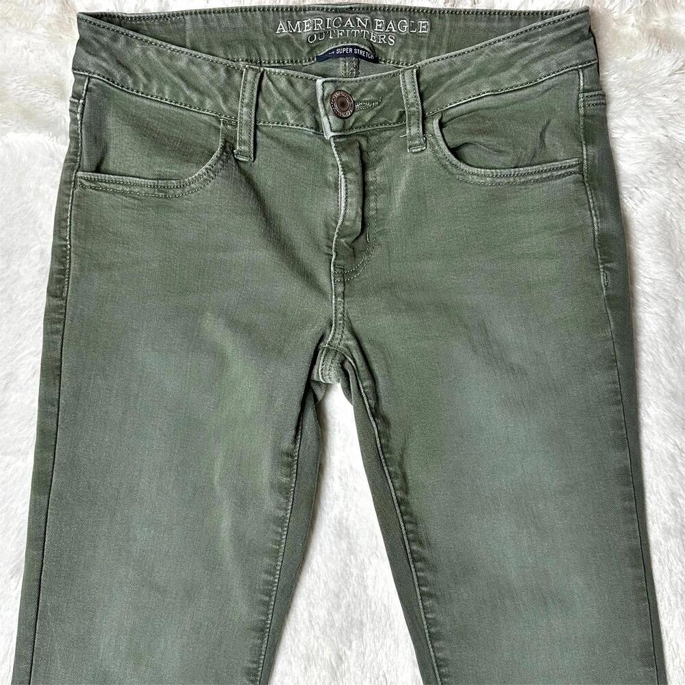 American Eagle Super Low Jeggings Women’s 8L Skinny Jeans - Picture 3 of 8